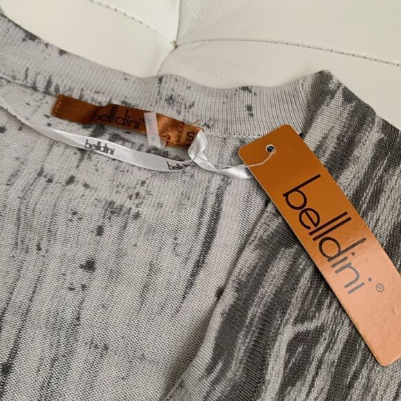 New Belldiny Gray Open Front Cardigan Size S - Picture 7 of 8